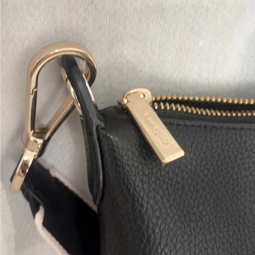 Kate Spade Black Crossbody Bag with Logo Strap - Picture 5 of 7
